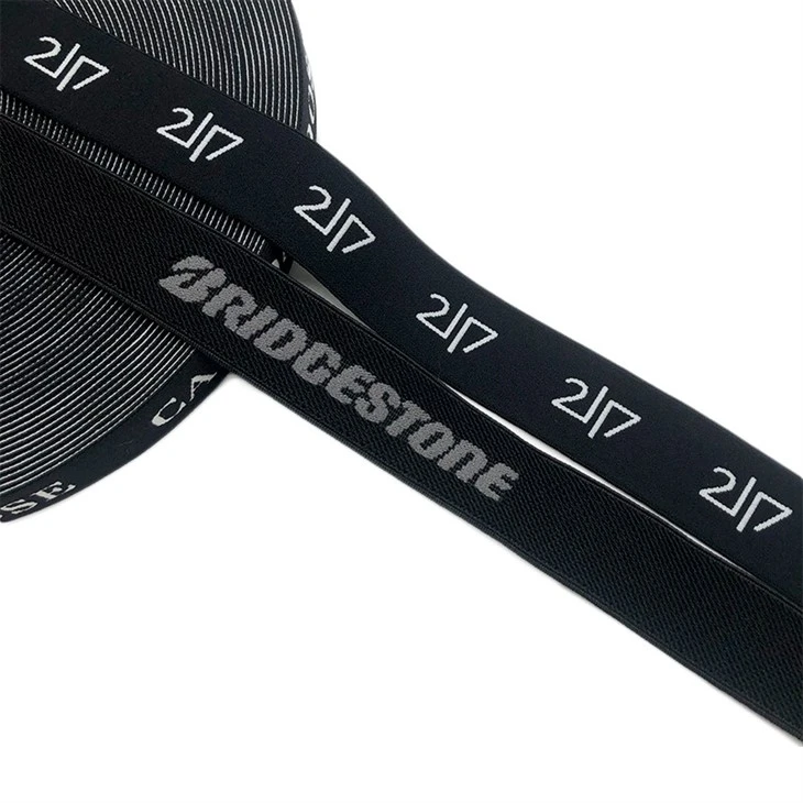 jacquard logo elastic band